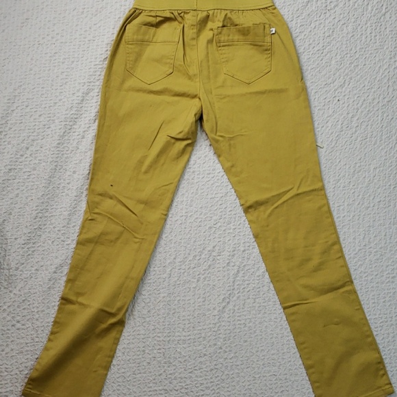 Bang Bang mustard yellow legging skinny pants pull on elastic waist small. - Picture 6 of 7